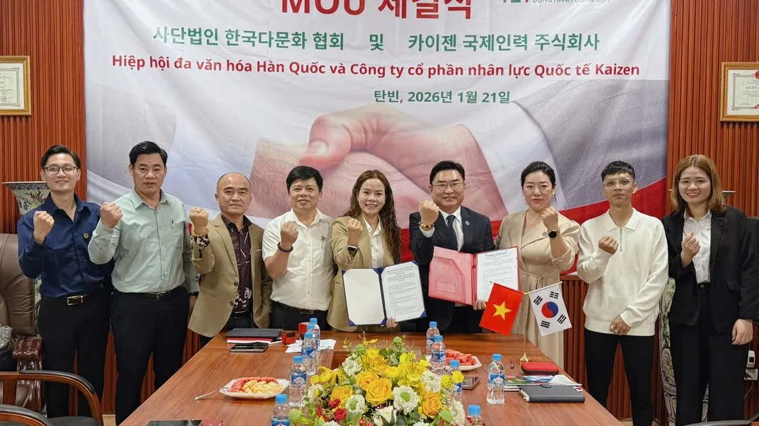 LỄ KÝ KẾT MOU GIỮA KAIZEN & HIỆP HỘI ĐA VĂN HOÁ HÀN QUỐC