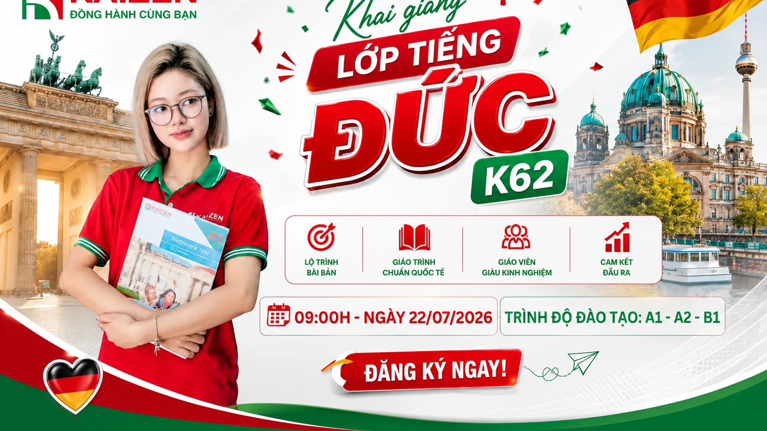 KHAI GIẢNG KHOÁ TIẾNG ĐỨC K62 | DU HỌC CHLB ĐỨC